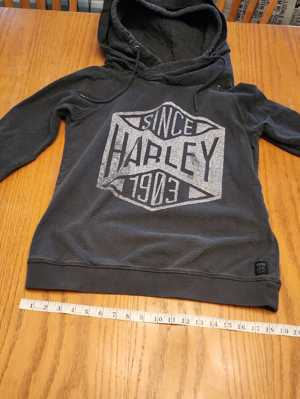 Harley-Davidson Hoodie with Front Logo - Picture 14 of 16